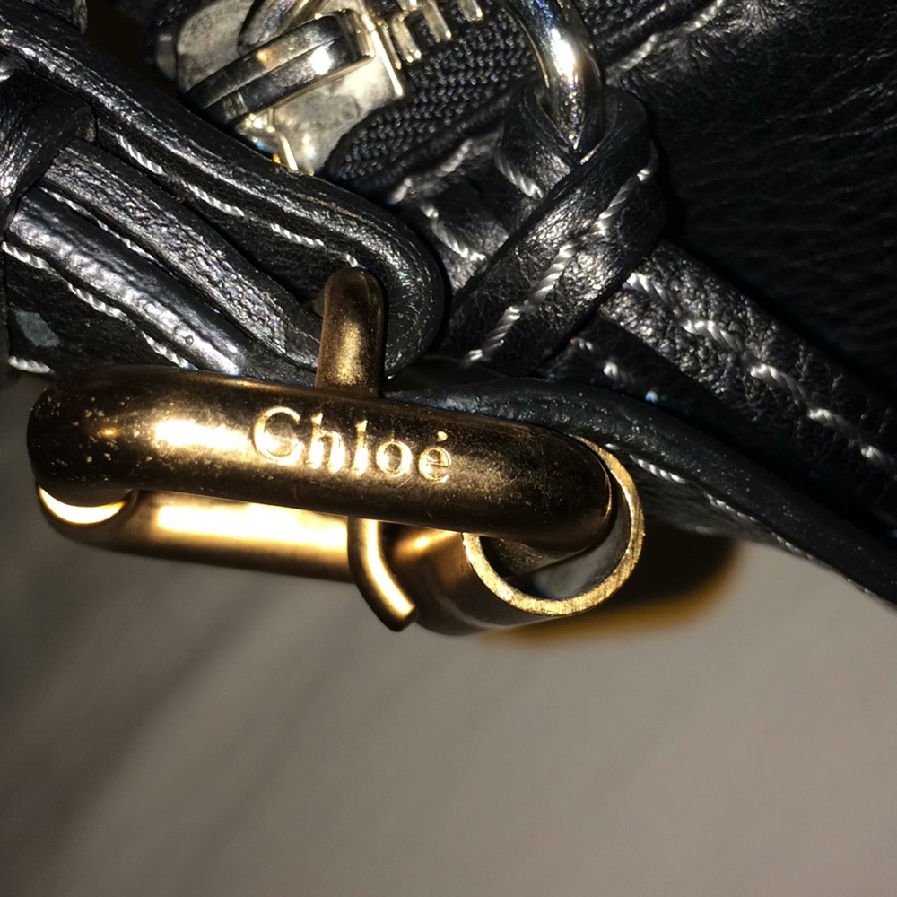 Chloe’ black leather shoulder bag - Picture 3 of 12